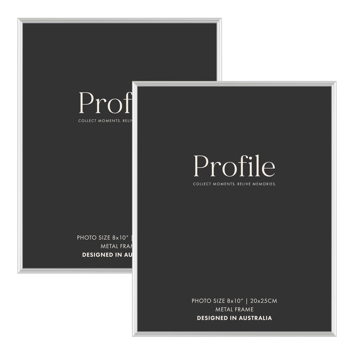Habitat Silver Metal Frame Value Pack 8x10 (2 pack bundle) from our Metal Photo Frames collection by Profile Products (Australia) Pty Ltd