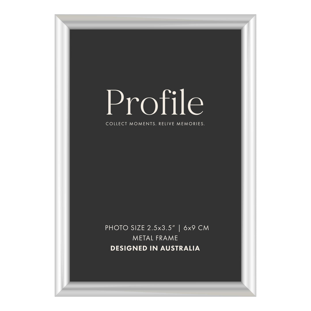 Habitat Silver Metal Photo Frame 2.5x3.5in (6x9cm) from our Metal Photo Frames collection by Profile Products (Australia) Pty Ltd