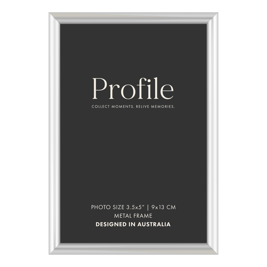 Habitat Silver Metal Photo Frame 3.5x5in (9x13cm) from our Metal Photo Frames collection by Profile Products (Australia) Pty Ltd