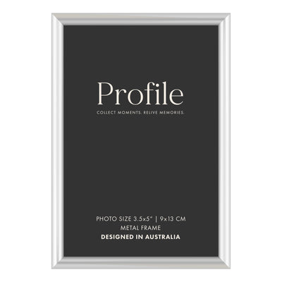 Habitat Silver Metal Photo Frame 3.5x5in (9x13cm) from our Metal Photo Frames collection by Profile Products (Australia) Pty Ltd