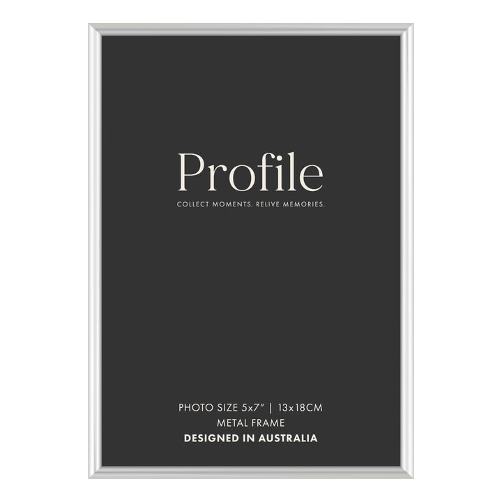 Habitat Silver Metal Photo Frame 5x7in (13x18cm) from our Metal Photo Frames collection by Profile Products (Australia) Pty Ltd