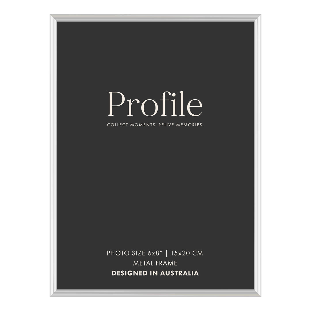 Habitat Silver Metal Photo Frame 6x8in (15x20cm) from our Metal Photo Frames collection by Profile Products (Australia) Pty Ltd