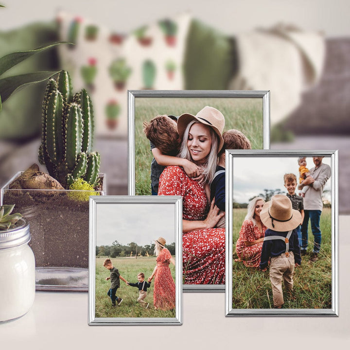 Habitat Silver Metal Photo Frame from our Metal Photo Frames collection by Profile Products (Australia) Pty Ltd