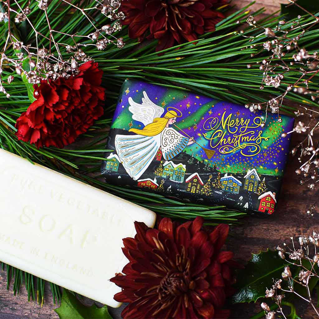 Heavenly Angel Christmas Festive Soap Bar from our Luxury Bar Soap collection by The English Soap Company
