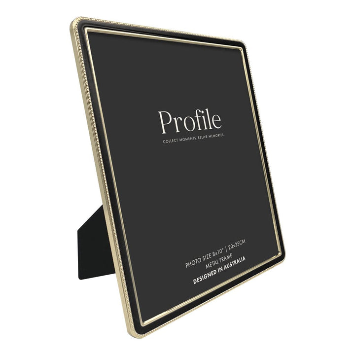 Heirloom Black/Gold Beaded Metal Photo Frames from our Metal Photo Frames collection by Profile Products (Australia) Pty Ltd