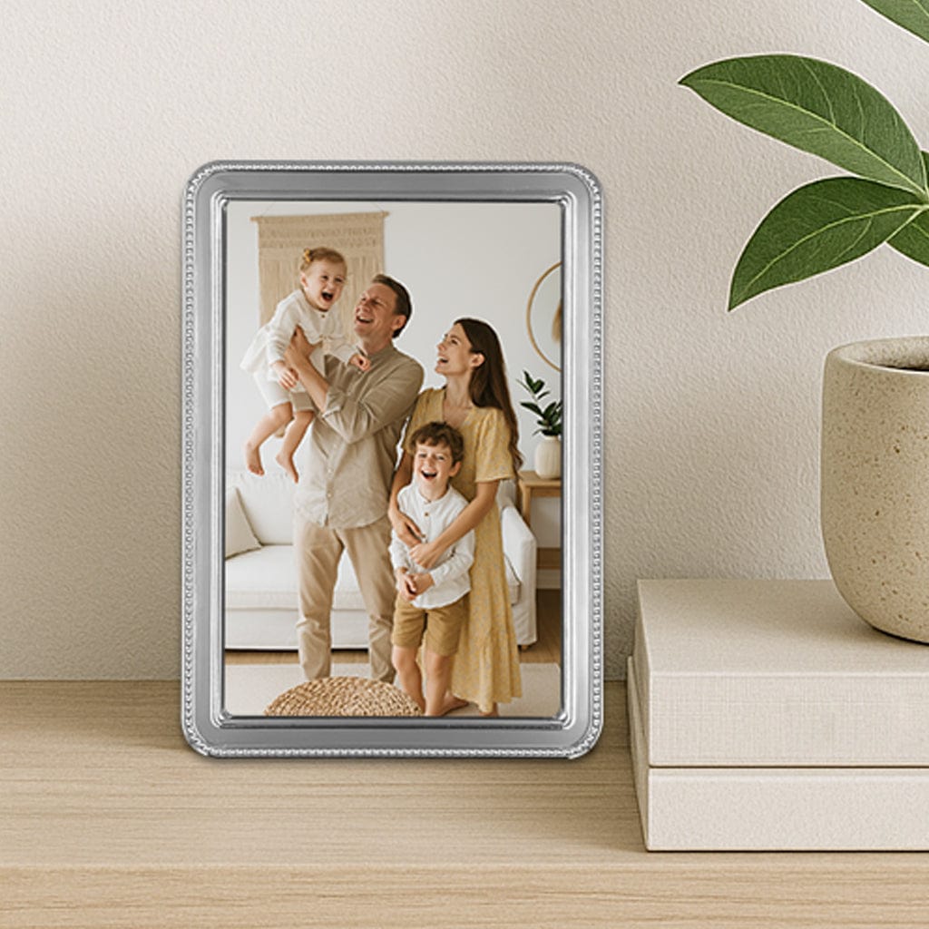 Heirloom Silver Beaded Metal Photo Frame Bundle – 4x6in (2 Pack) from our Metal Photo Frames collection by Profile Products (Australia) Pty Ltd
