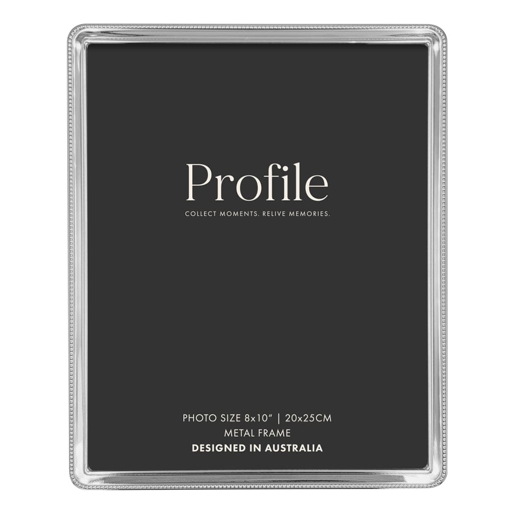 Heirloom Silver Beaded Metal Photo Frame Bundle – 8x10in (2 Pack) from our Metal Photo Frames collection by Profile Products (Australia) Pty Ltd