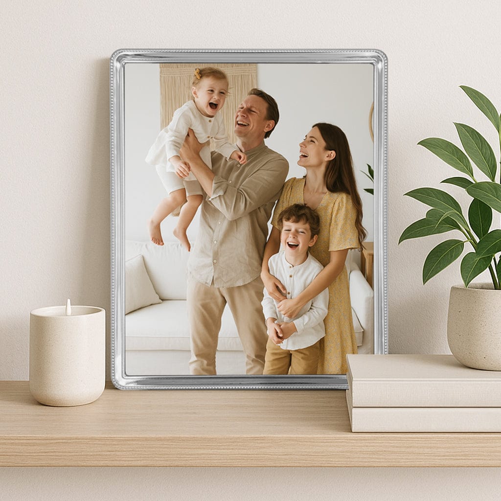 Heirloom Silver Beaded Metal Photo Frame Bundle – 8x10in (2 Pack) from our Metal Photo Frames collection by Profile Products (Australia) Pty Ltd