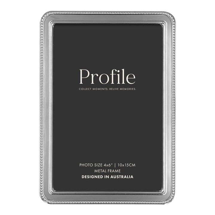 Heirloom Silver Beaded Metal Photo Frames 4x6in (10x15cm) from our Metal Photo Frames collection by Profile Products (Australia) Pty Ltd