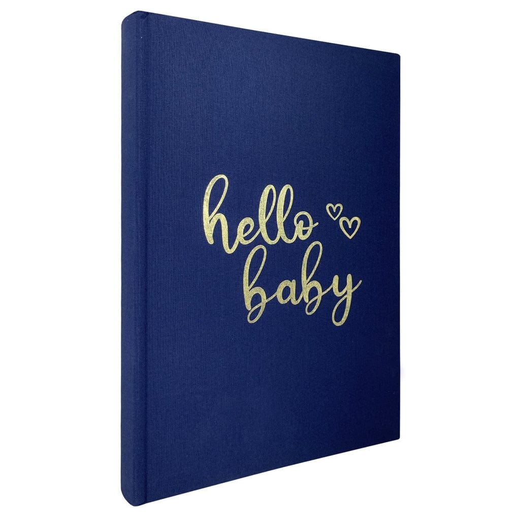 Hello Baby Navy Slip-In Photo Album 300 Photos from our Photo Albums collection by Profile Products Australia