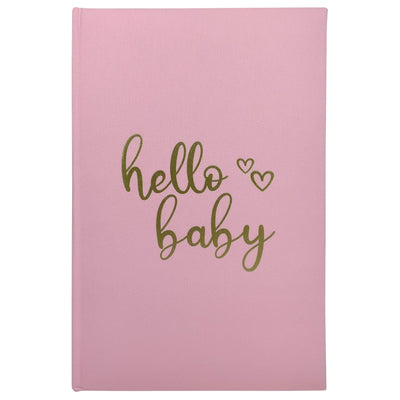 Hello Baby Pink Slip-In Photo Album 300 Photos from our Photo Albums collection by Profile Products Australia