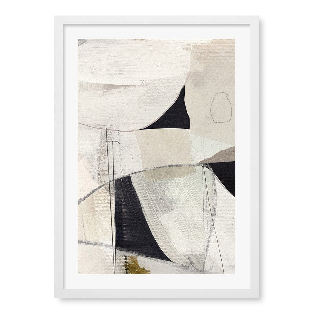 High 1 Abstract Wall Art Print by Dan Hobday A4 (21 x 29.7cm) / Matte White Frame / White Border from our Australian Made Framed Wall Art, Prints & Posters collection by Profile Products (Australia) Pty Ltd