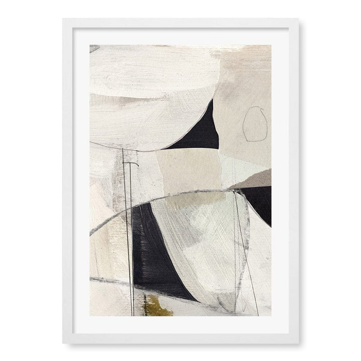 High 1 Abstract Wall Art Print by Dan Hobday A4 (21 x 29.7cm) / Matte White Frame / White Border from our Australian Made Framed Wall Art, Prints & Posters collection by Profile Products (Australia) Pty Ltd