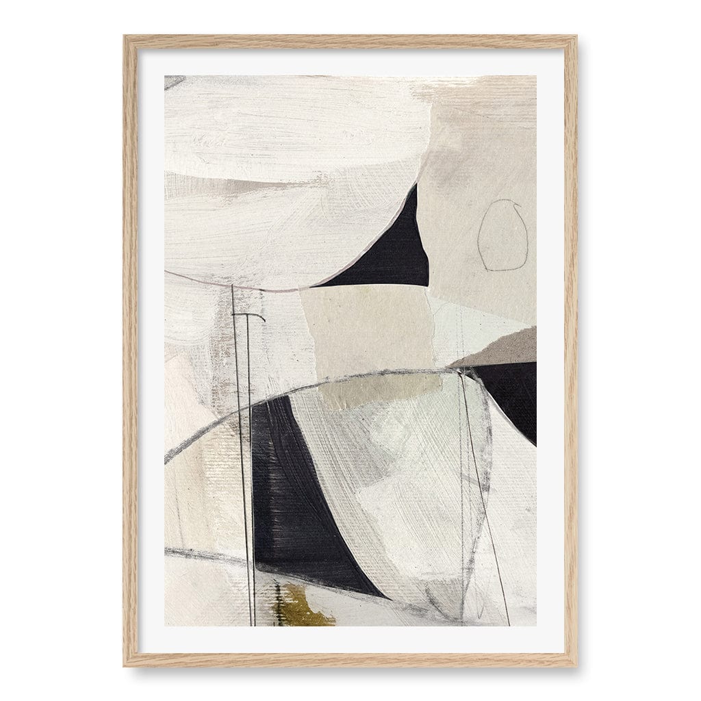 High 1 Wall Art Print A1 (59.4 x 84.1cm) / Natural Oak Frame / White Border from our Australian Made Wall Art collection by Profile Australia