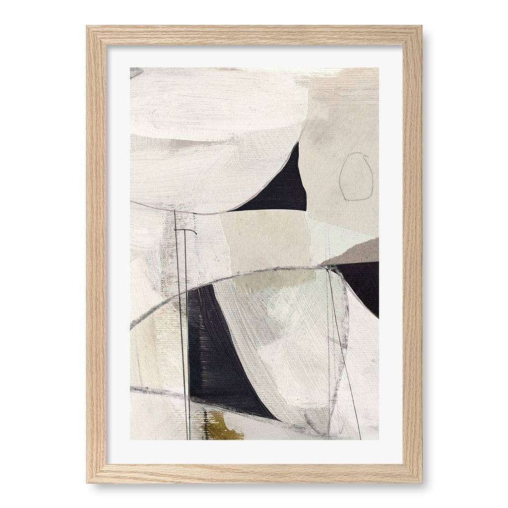 High 1 Wall Art Print A3 (29.7 x 42cm) / Natural Oak Frame / White Border from our Australian Made Wall Art collection by Profile Australia