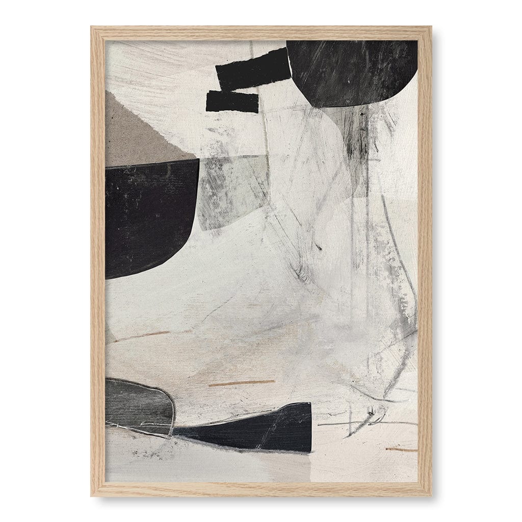 High 2 Abstract Wall Art Print by Dan Hobday A4 (21 x 29.7cm) / Natural Oak Frame / No Border from our Australian Made Framed Wall Art, Prints & Posters collection by Profile Products (Australia) Pty Ltd