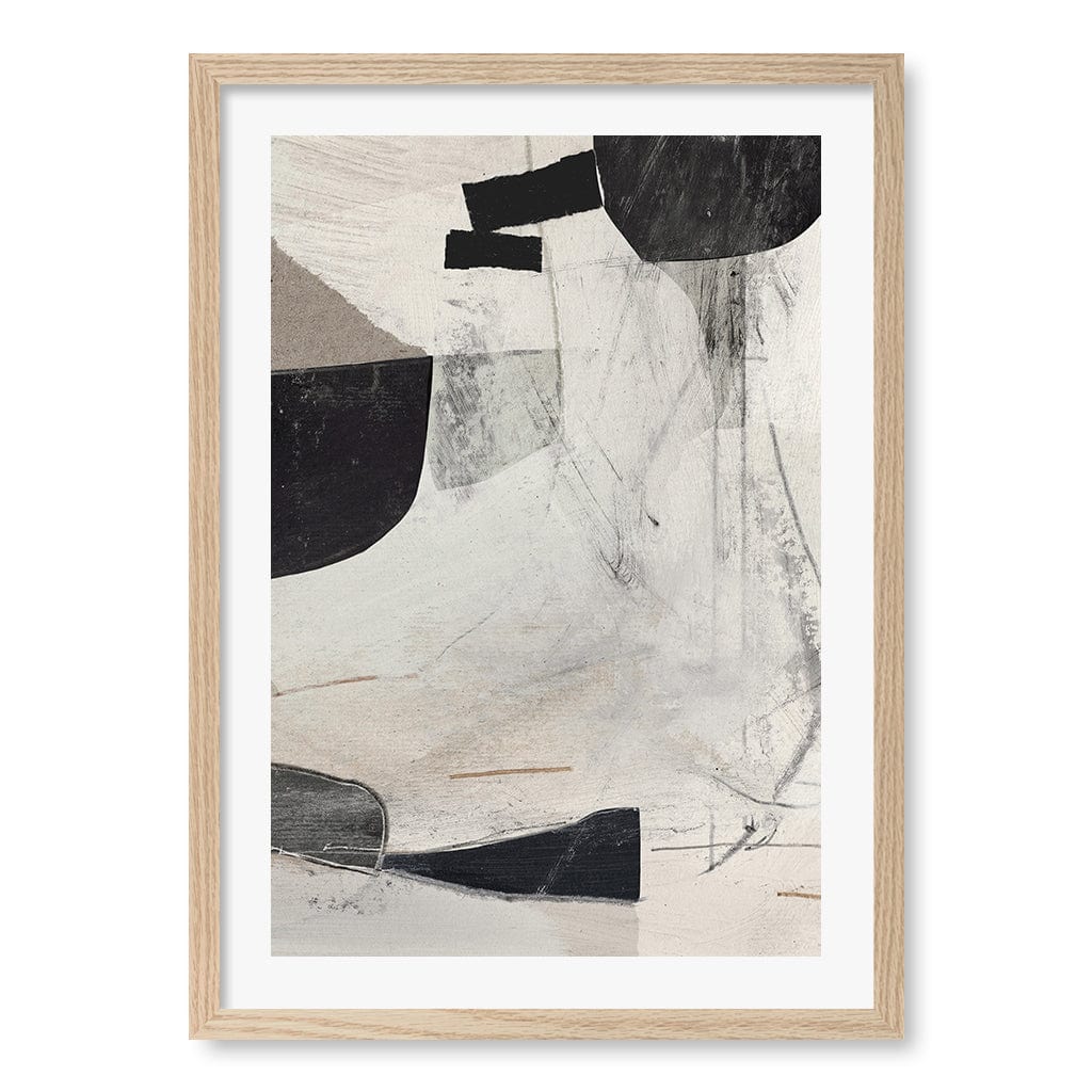 High 2 Abstract Wall Art Print by Dan Hobday A4 (21 x 29.7cm) / Natural Oak Frame / White Border from our Australian Made Framed Wall Art, Prints & Posters collection by Profile Products (Australia) Pty Ltd