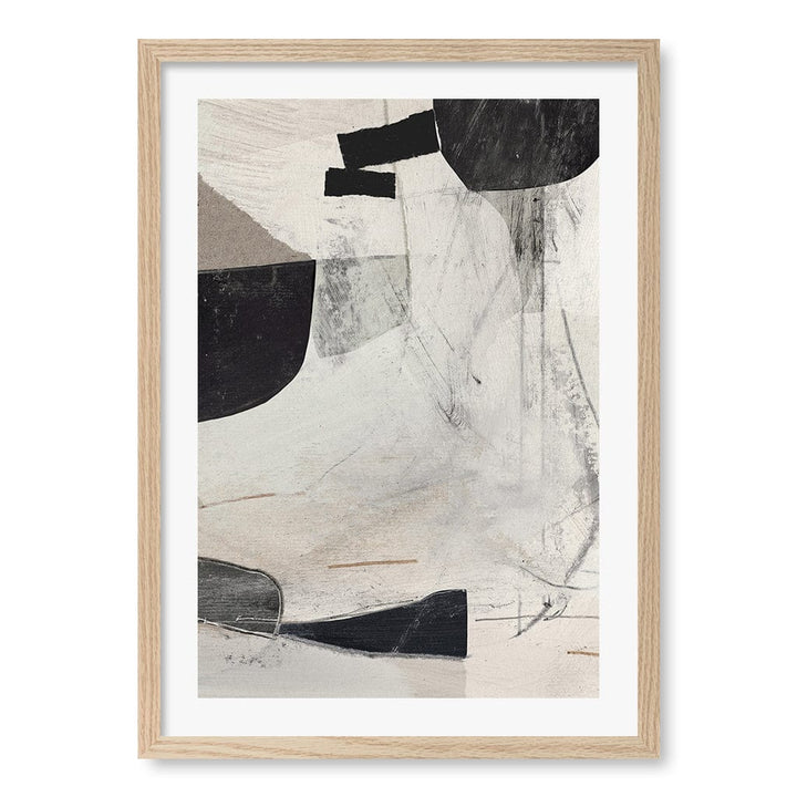 High 2 Abstract Wall Art Print by Dan Hobday A4 (21 x 29.7cm) / Natural Oak Frame / White Border from our Australian Made Framed Wall Art, Prints & Posters collection by Profile Products (Australia) Pty Ltd