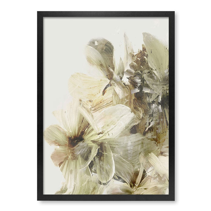 Hill Flowers Abstract Wall Art Print by Dan Hobday A4 (21 x 29.7cm) / Matte Black Frame / No Border from our Australian Made Framed Wall Art, Prints & Posters collection by Profile Products (Australia) Pty Ltd