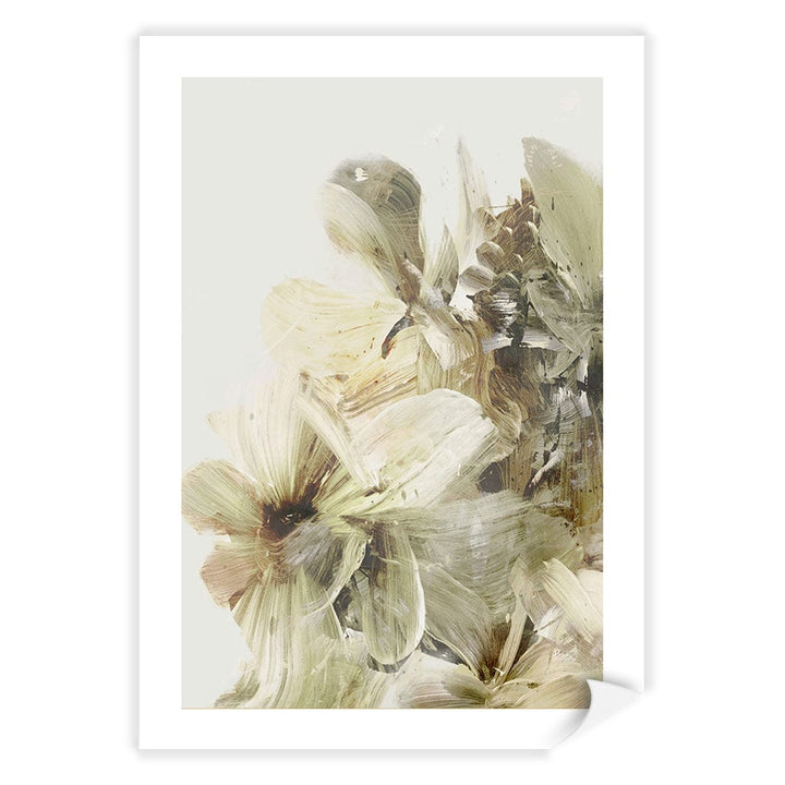 Hill Flowers Abstract Wall Art Print by Dan Hobday A4 (21 x 29.7cm) / Print Only / White Border from our Australian Made Framed Wall Art, Prints & Posters collection by Profile Products (Australia) Pty Ltd
