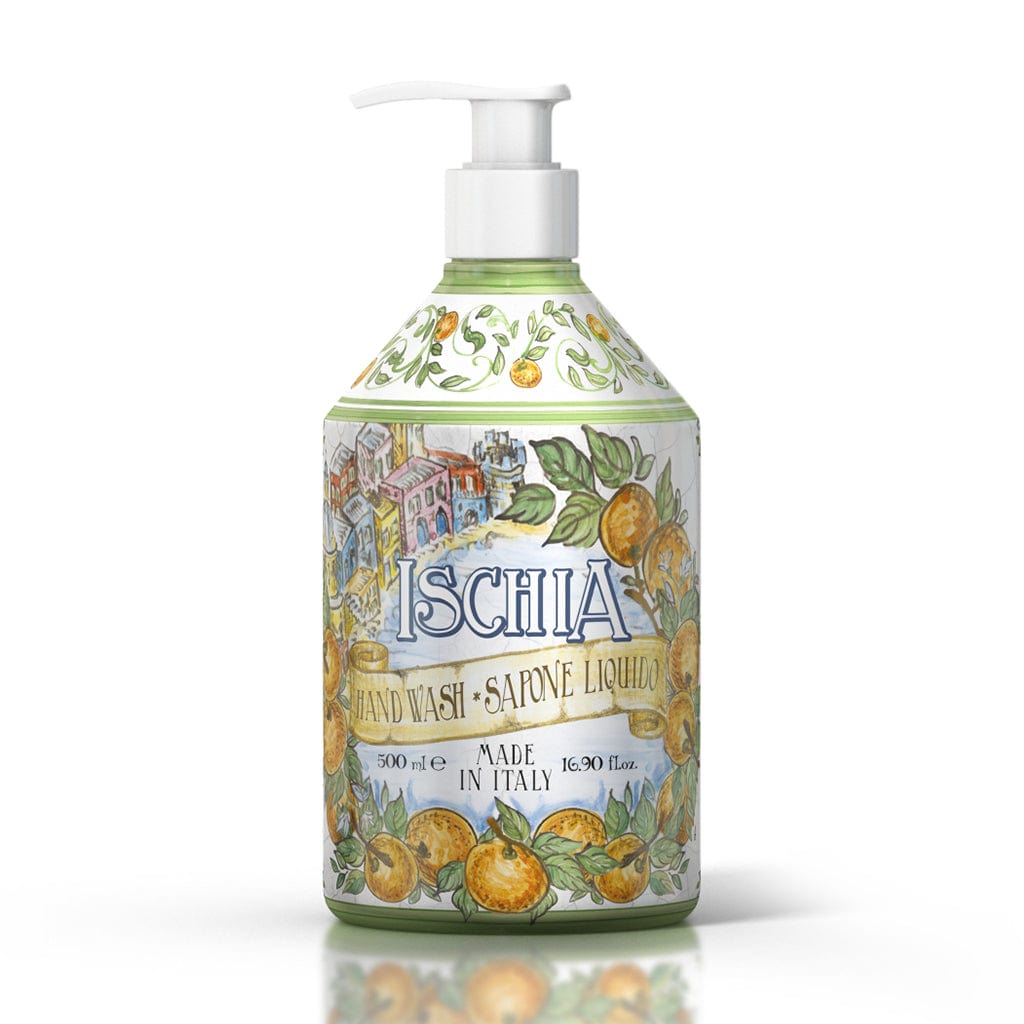 Ischia Hand Wash - Bergamot and Orange - 500ml from our Liquid Hand & Body Soap collection by Rudy Profumi