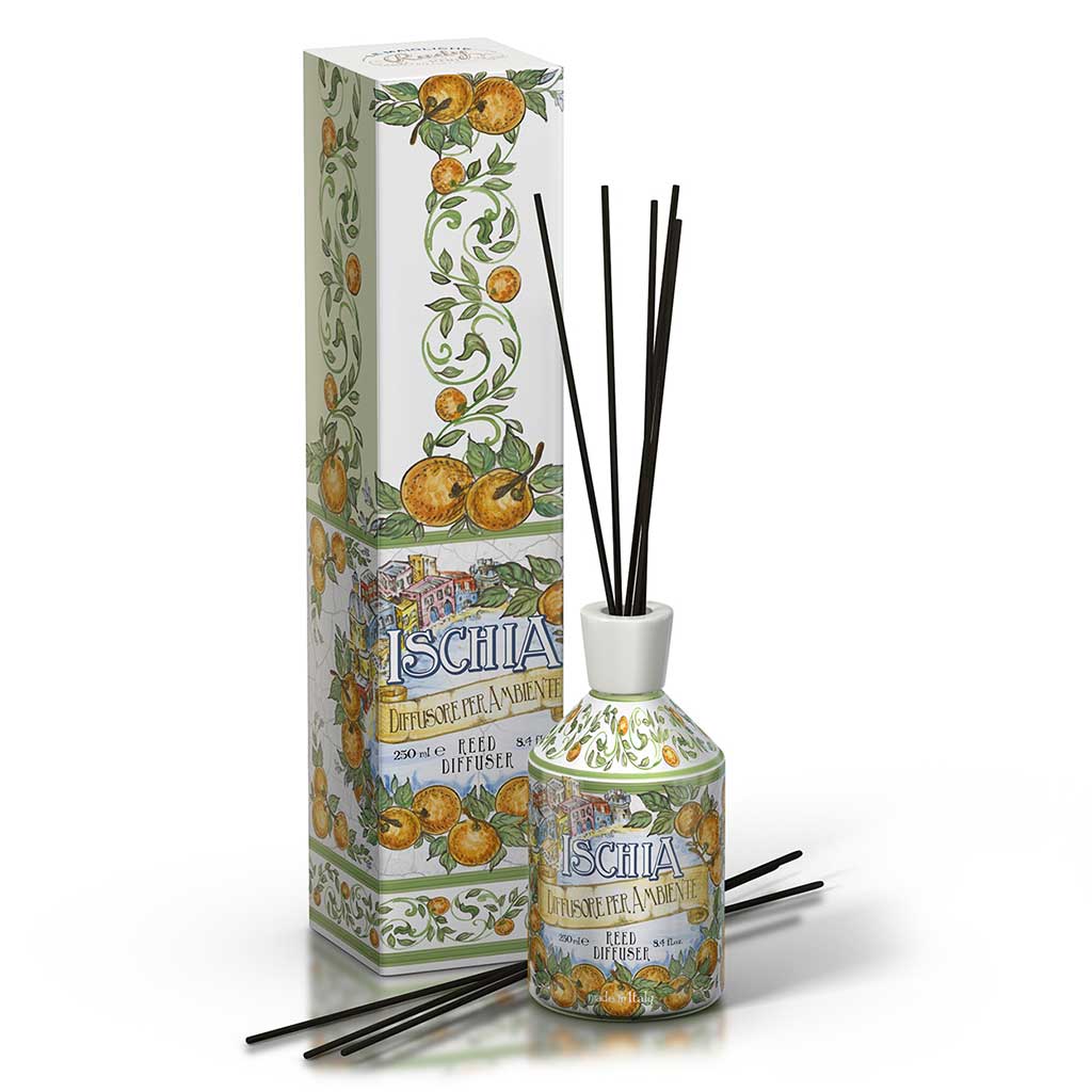 Ischia Oil Diffuser - Bergamot and Orange - 250ml from our Oil Diffuser collection by Rudy Profumi
