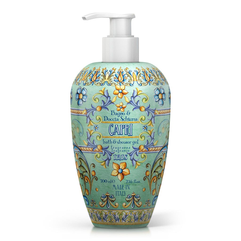 Isle of Capri Body Wash - Iris and Ylang Ylang - 700ml from our Liquid Hand & Body Soap collection by Rudy Profumi