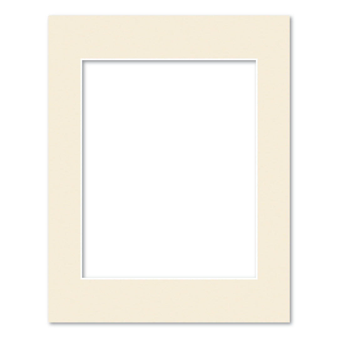 Ivory Acid-Free Mat Board 11x14in (27.9x35.5cm) to suit 8x10in (20x25cm) image from our Mat Boards collection by Profile Products (Australia) Pty Ltd