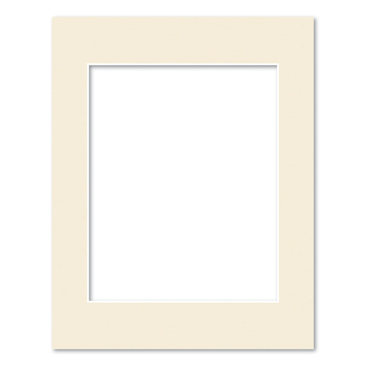 Ivory Acid-Free Mat Board 11x14in (27.9x35.5cm) to suit 8x10in (20x25cm) image from our Mat Boards collection by Profile Products (Australia) Pty Ltd