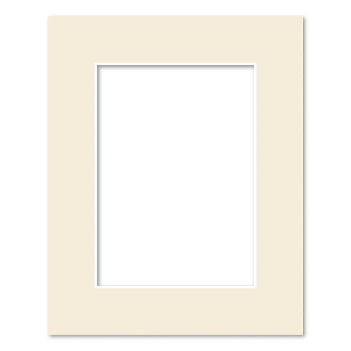 Ivory Acid-Free Mat Board 8x10in (20.3x25.4cm) to suit 5x7in (13x18cm) image from our Mat Boards collection by Profile Products (Australia) Pty Ltd