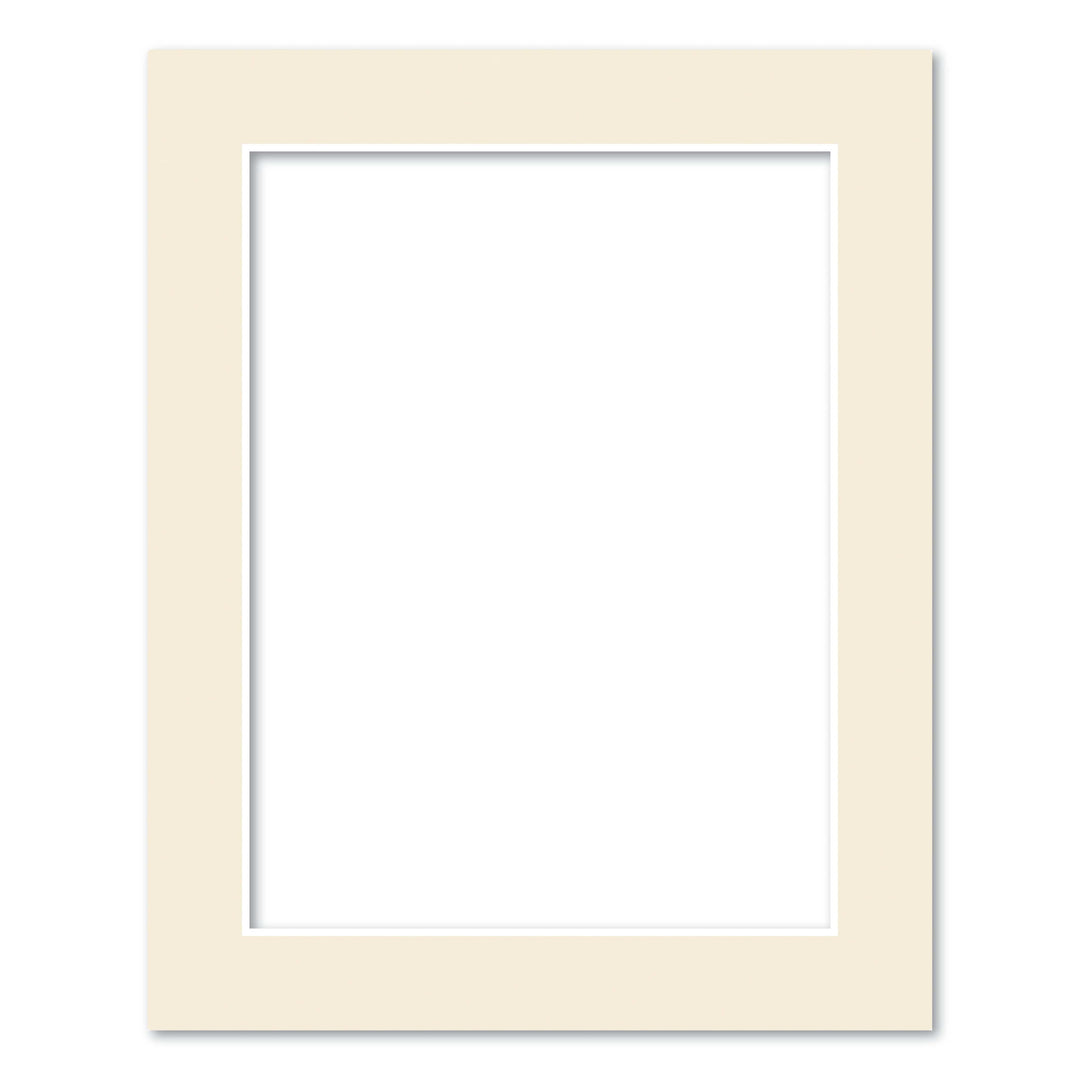 Ivory Acid-Free Mat Board 8x10in (20.3x25.4cm) to suit 6x8in (15x20cm) image from our Mat Boards collection by Profile Products (Australia) Pty Ltd