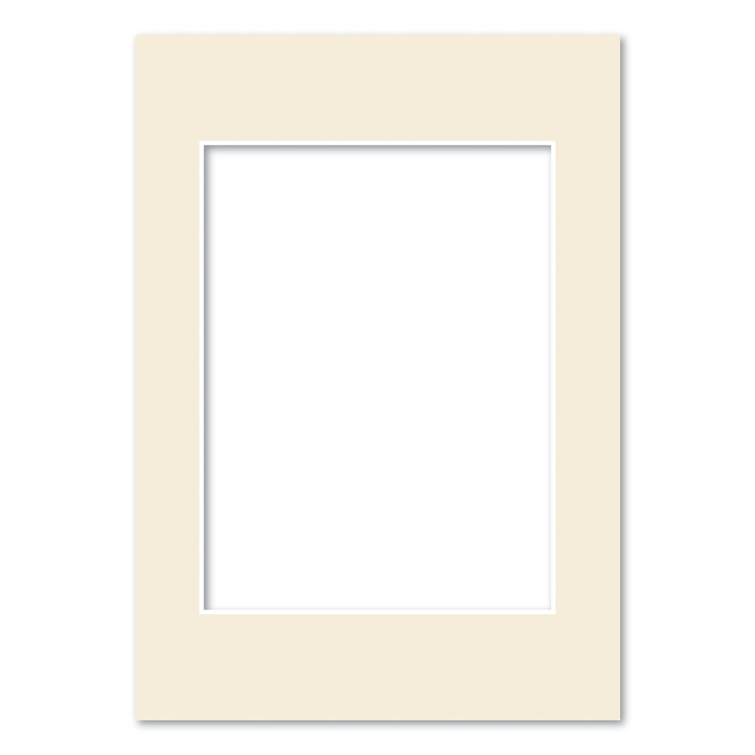 Ivory Acid-Free Mat Board A4 (21x29.7cm) to suit 6x8in (15x20cm) image from our Mat Boards collection by Profile Products (Australia) Pty Ltd