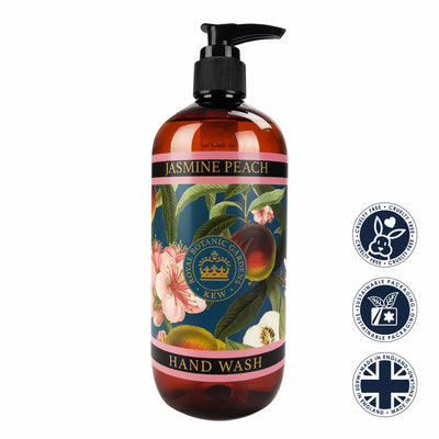 Jasmine & Peach Hand Wash - Kew Gardens Collection from our Liquid Hand & Body Soap collection by The English Soap Company