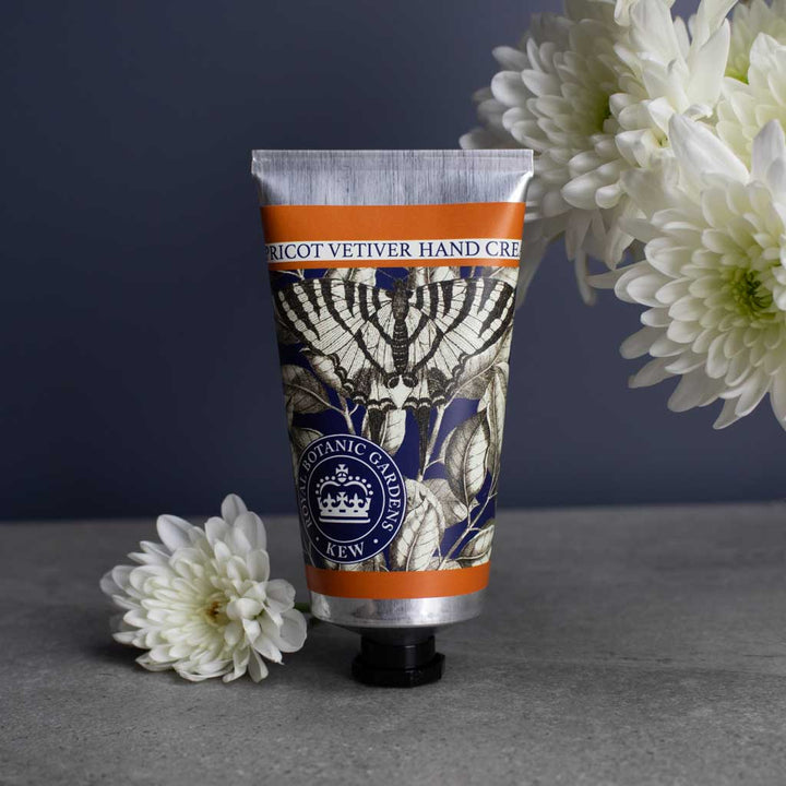 Kew Gardens Apricot Vetiver Hand Cream (75ml) from our Hand Cream collection by The English Soap Company