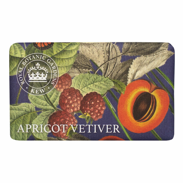 Kew Gardens Apricot Vetiver Soap Bar from our Luxury Bar Soap collection by The English Soap Company