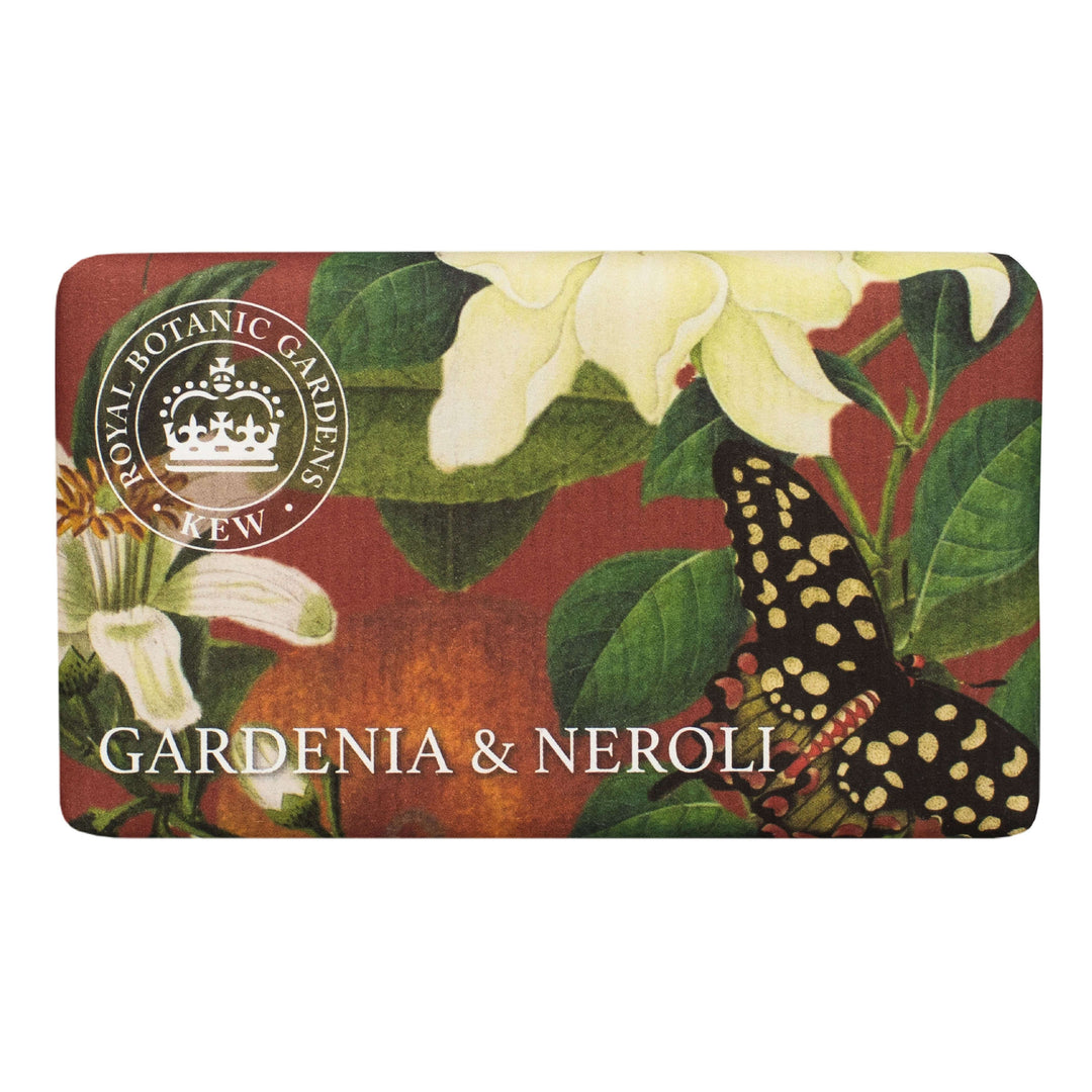 Kew Gardens Gardenia & Neroli Soap Bar from our Luxury Bar Soap collection by The English Soap Company