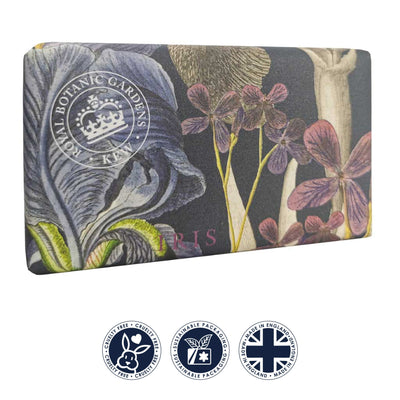 Kew Gardens Iris Soap Bar from our Luxury Bar Soap collection by The English Soap Company