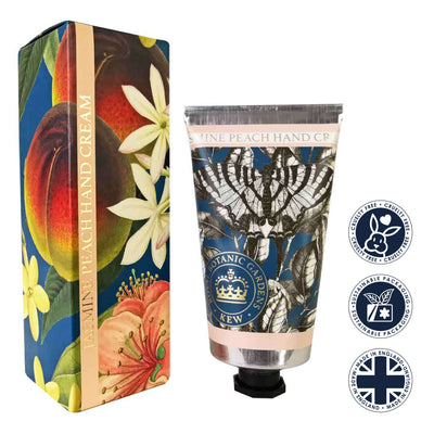 Kew Gardens Jasmine & Peach Hand Cream 75ml from our Hand Cream collection by The English Soap Company