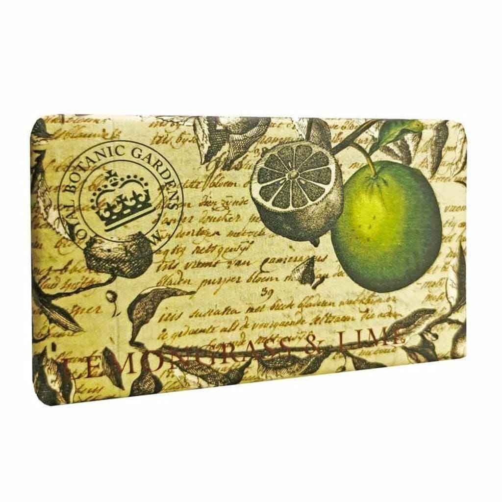 Kew Gardens Lemongrass & Lime Soap Bar from our Luxury Bar Soap collection by The English Soap Company