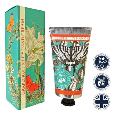 Kew Gardens Lily & Grapefruit Hand Cream 75ml from our Hand Cream collection by The English Soap Company