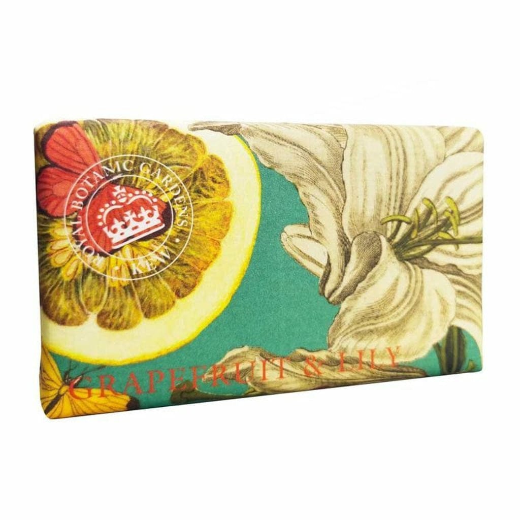 Kew Gardens Lily & Grapefruit Soap Bar from our Luxury Bar Soap collection by The English Soap Company