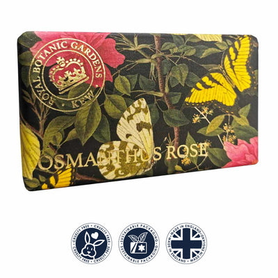 Kew Gardens Osmanthus Rose Soap Bar from our Luxury Bar Soap collection by The English Soap Company