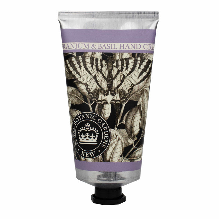 Kew Geranium & Basil Hand Cream (75ml) from our Hand Cream collection by The English Soap Company