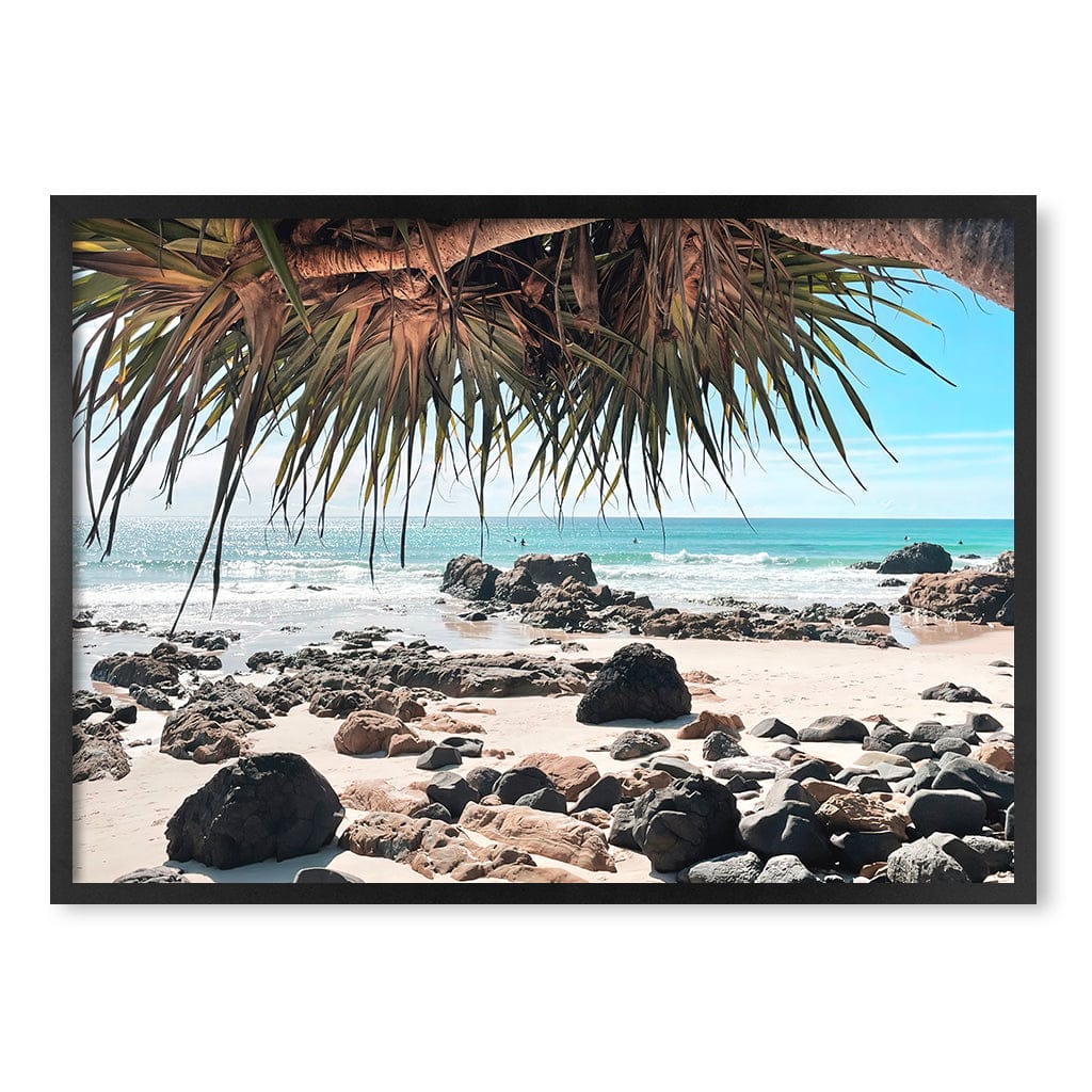 Kirra Surf Dreaming Wall Art Print A1 (59.4 x 84.1cm) / Matte Black Frame / No Border from our Australian Made Framed Wall Art, Prints & Posters collection by Profile Products (Australia) Pty Ltd