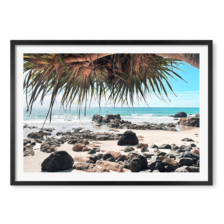 Kirra Surf Dreaming Wall Art Print A1 (59.4 x 84.1cm) / Matte Black Frame / White Border from our Australian Made Framed Wall Art, Prints & Posters collection by Profile Products (Australia) Pty Ltd
