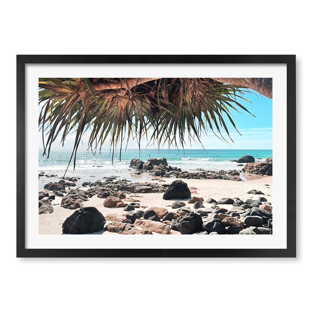 Kirra Surf Dreaming Wall Art Print A2 (42 x 59.4cm) / Matte Black Frame / White Border from our Australian Made Framed Wall Art, Prints & Posters collection by Profile Products (Australia) Pty Ltd