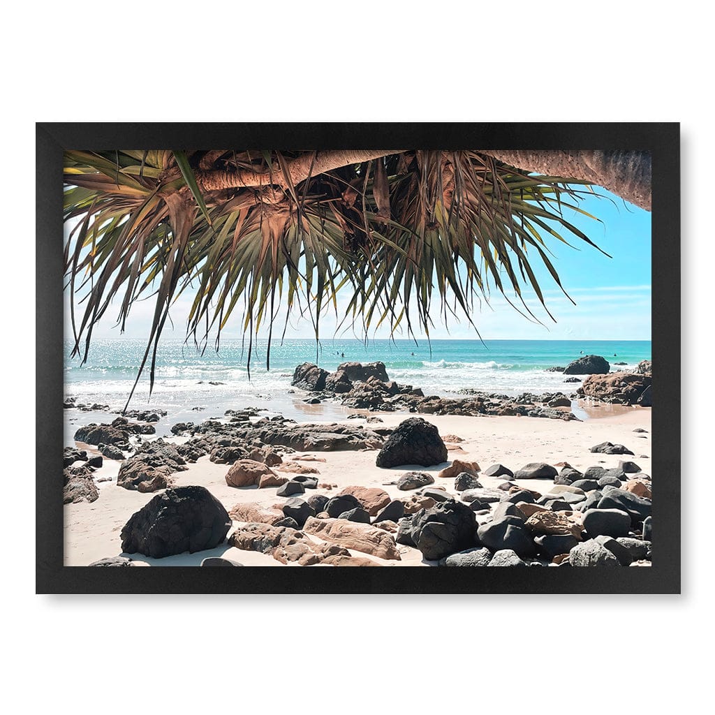 Kirra Surf Dreaming Wall Art Print A3 (29.7 x 42cm) / Matte Black Frame / No Border from our Australian Made Framed Wall Art, Prints & Posters collection by Profile Products (Australia) Pty Ltd