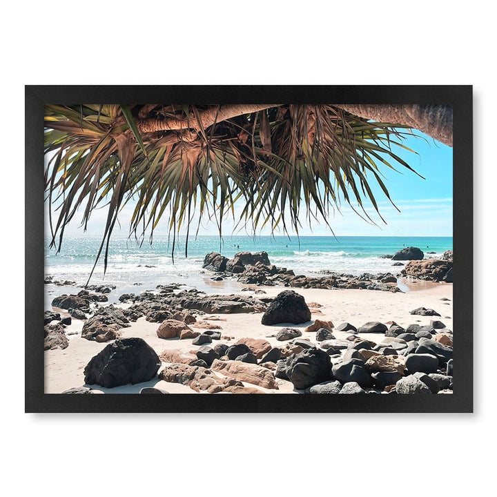 Kirra Surf Dreaming Wall Art Print A3 (29.7 x 42cm) / Matte Black Frame / No Border from our Australian Made Framed Wall Art, Prints & Posters collection by Profile Products (Australia) Pty Ltd