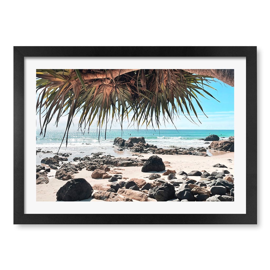 Kirra Surf Dreaming Wall Art Print A3 (29.7 x 42cm) / Matte Black Frame / White Border from our Australian Made Framed Wall Art, Prints & Posters collection by Profile Products (Australia) Pty Ltd