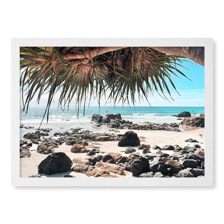 Kirra Surf Dreaming Wall Art Print A3 (29.7 x 42cm) / Matte White Frame / No Border from our Australian Made Framed Wall Art, Prints & Posters collection by Profile Products (Australia) Pty Ltd